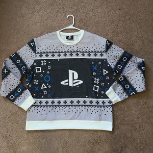Sony Sweaters Lightweight Playstation Holiday Sweater